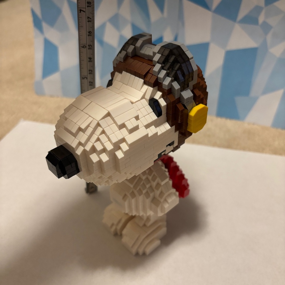 Snoopy flying ace mini brick set